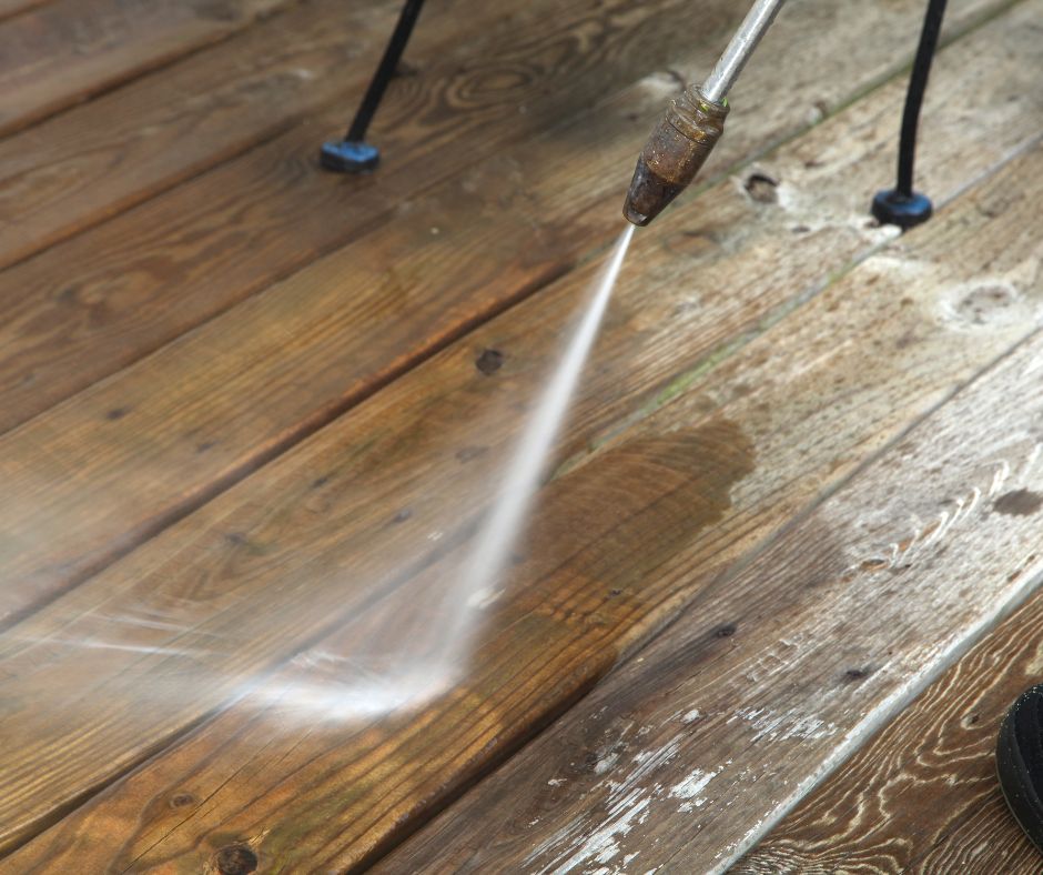 Central Coast Pressure Cleaning Pros Wood Deck Of Shop